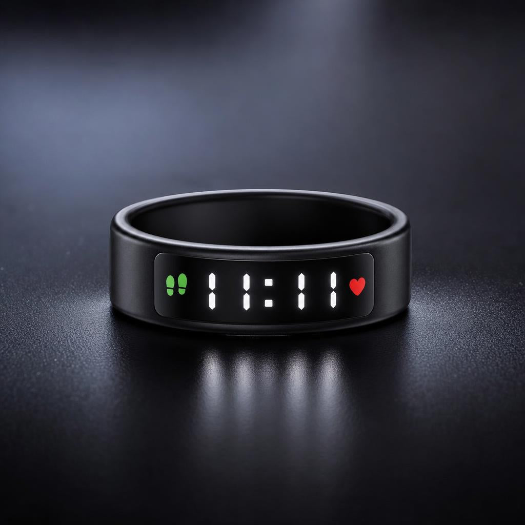 Kevenza Smart Ring in matte black