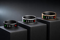 Kevenza Smart Ring — black, silver and gold finishes